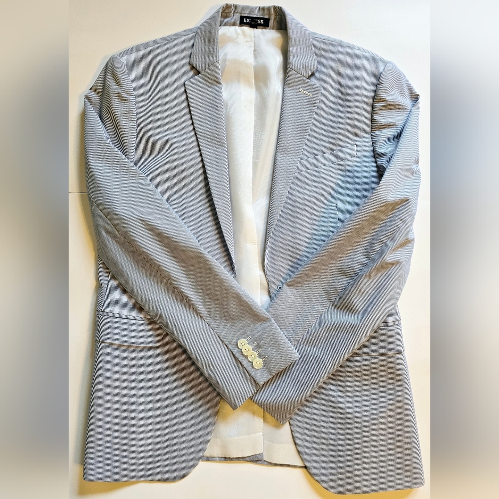 Seersucker Blazer slim 36S
